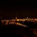 Rigaer Bruecken bei Nacht (100_0333.JPG) Riga Lettland Baltikum